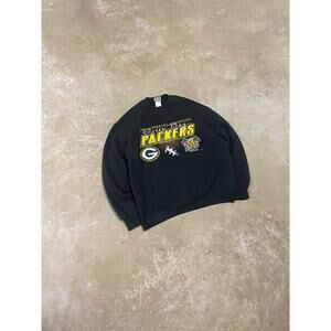 Vintage 1996 Green Bay Packers Super Bowl XXXI Sweatshirt L Chalk Line USA Made